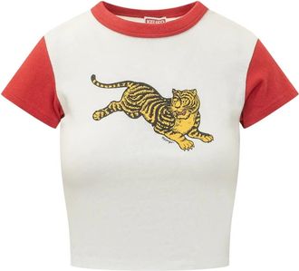Kenzo Donna, Top, Bianco, M, new