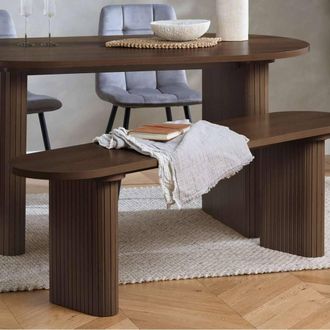 Birlea Axel Dining Bench in Brown