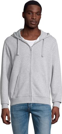 SOLS Heren Spike Hoodie met rits (Grijze Melange)