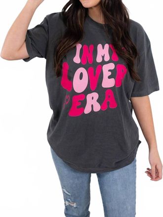 Comfort Colors Travis Lover Era Tee In Black