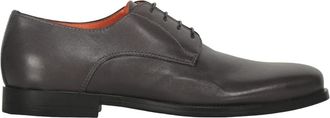 Santoni Mghr 1826 Veterschoenen - Heren - Nette schoenen - Grijs - 44 1/2 EU - Leer - Schoenen