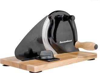 Zassenhaus Manual Bread Slicer, Hand Crank Home Bread Slicer, 11.75 x 8