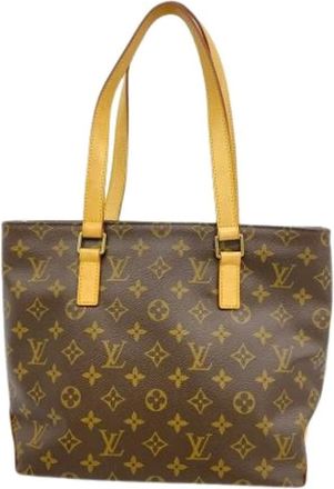Louis Vuitton Pre-owned Tote Bags, female, Brown, Size: ONE SIZE Pre-owned Cabas Piano Tote Bag
