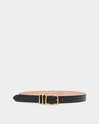 Bally Orson 25 mm Belt in Leather in Black at Nordstrom, Size 105