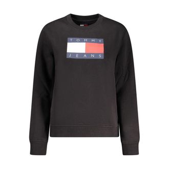 Tommy Hilfiger Zwart Katoenen Dames Sweater