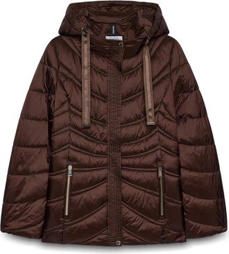 Fiorella Rubino Jassen, Dames, Bruin, 6Xl, Down Jassen