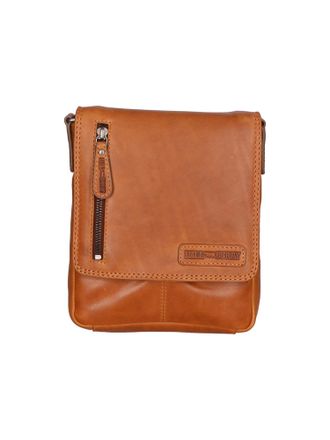 Hill Burry schoudertas Heren COGNAC