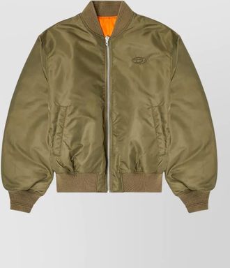 Diesel reversible regular-fit padded bomber jacket