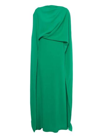 Gemy Maalouf draped maxi dress - Green