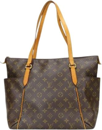 Louis Vuitton Pre-owned Tote Bags, female, Brown, Size: ONE SIZE Pre-owned Totally Monogram Tote Bag