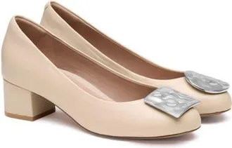 Johnston & Murphy Sienna Pump in Sand Nappa Leather at Nordstrom, Size 7.5