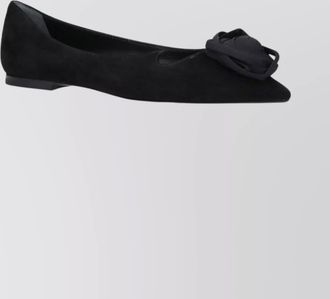 Roger Vivier leather i love vivier ballerina flats
