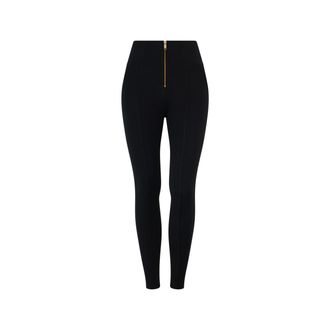 Freddy Pantaloni WR.UP vita alta con zip e cuciture centrali