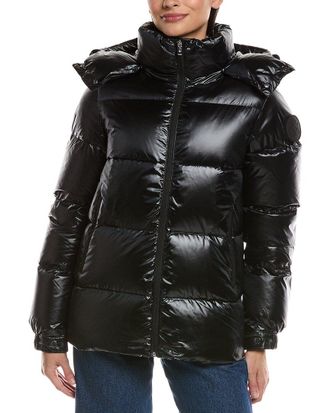 Scotch & Soda Vivienne Boxy Short Channel Quilted Jacket