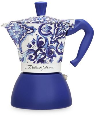 Dolce & Gabbana x Bialetti Moka Induction koffiezetapparaat - Blauw