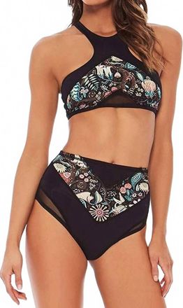 L*Space Sierra Tank Bikini Top In Liberty Floracopa