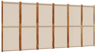 vidaXL Biombo Divisor De 6 Paneles Gris Taupe 420x180 Cm Vidaxl