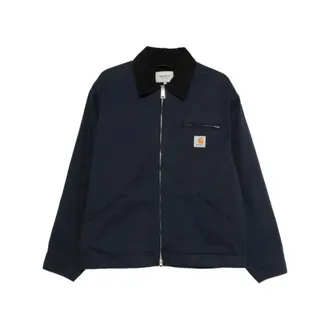 Carhartt Work in Progress Carhartt Wip, Light Jackets, male, Blue, Size: L OG Detroit Jacket