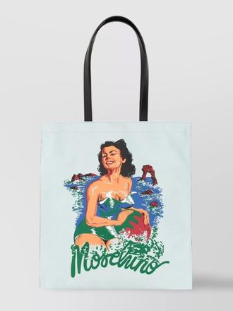 Moschino printed tote bag