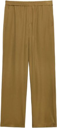 Msgm Pantaloni con vita elasticizzata - Verde