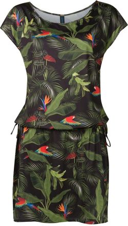 Lygia & Nanny Shiva botanical-print dress - women - Spandex/Elastane/Polyester - 46 - Green