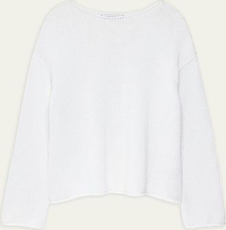 Another Tomorrow Draped Knit Sweater