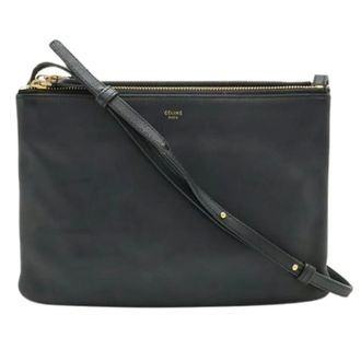 Celine Pre-owned Cross Body Bags, female, Black, Size: ONE SIZE Pre-owned Vintage Pochette Pouch
