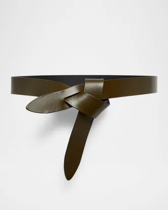 Isabel Marant Lecce Leather Pull-Through Belt