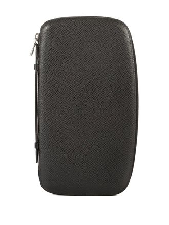 Louis Vuitton zip-around clutch bag - Black