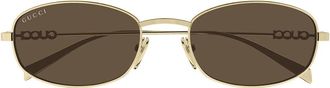 Gucci Sunglasses Gg1940 S 002 Gold/Brown Men