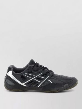 Asics synthetic leather hypersync low-top sneakers