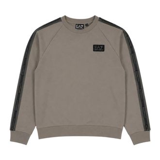 Emporio Armani Crew Neck Sweatshirt - male - Emporio Armani - Kids Sweatshirts - Gray - 12 Y - Kids