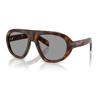 Prada Sunglasses, female, Brown, Size: 57 MM PR C05S Sunglasses