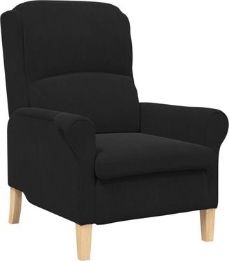 vidaXL Sillón Negro 76 x 94 x 102 cm Terciopelo Vidaxl