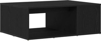 vidaXL Vidaxl - Mesa de centro madera de ingeniería roble negro 90x67x33 cm