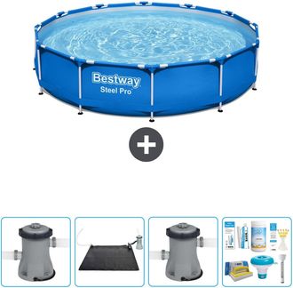 Bestway Piscina Bestway Steel Pro Redonda - 366x76 Cm - 7-piezas S22751