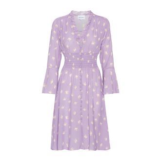 Americandreams Sally Short Dress - Dames - Korte kleedjes - Paars - S - Kleedjes