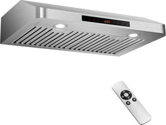 Costway Under Cabinet Range Hood 900 CFM Kitchen Vent with 4 Fan Speed