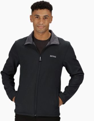 Regatta Mens Regatta Mens Cera V Wind Resistant Soft Shell Jacket - Navy - Size: 44/Regular