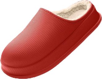 Generic Cloud Slippers for Women Men, Womens Unisex Winter Cozy & Stylish Fashion Booties Slipper Casual Home Shoes (Red, M, Adult, Women, 3.5, Numeric Range,