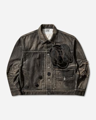 Neighborhood Men s CHITO Savage Denim Type-1 Jacket MOD Black