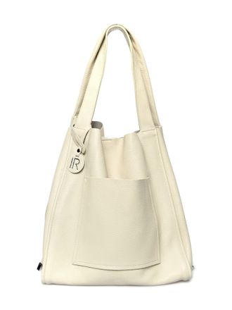 Isabella Rhea Beige Rundleer Tas
