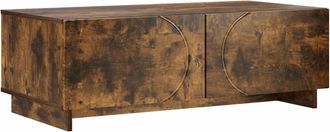 vidaXL Mesa De Centro Roble Ahumado 102 X 50,5 X 35 Cm Vidaxl