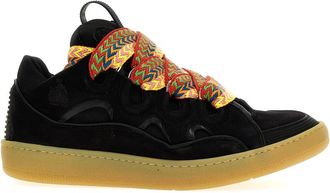 Lanvin Black Chunky Lace Up Sneakers