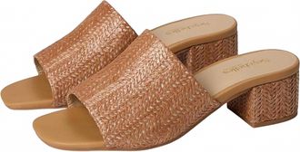 Seychelles Womens Pepper Heeled Sandals In Tan Raffia