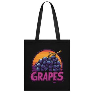 Generic Grapes Womens Tote Casual Shopping Bag Lightweight Shoulder Bags Hobos Handbag for Work Travel Daily 35x40cm