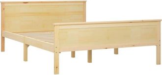 vidaXL Bed Frame without Mattress Solid Wood Pine 120x200 cm Vidaxl