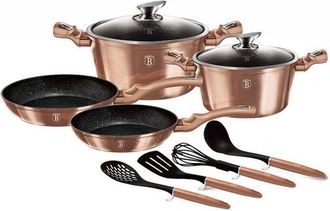 Berlinger Haus Juego De Bater&iacute;a De Cocina De Granito Oro Rosa Berlinger Haus Bh-6142