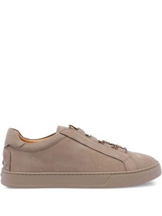 Tod's Brown Lace Up Sneakers