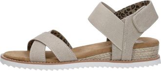 Skechers Bobs Desert Kiss - Secret Picnic - Dames - Sandalen - Beige - 41 EU - Schoenen